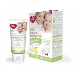 Splat Pasta de dinti pentru copii Apple Banana Baby + periuta de dinti 40 ml