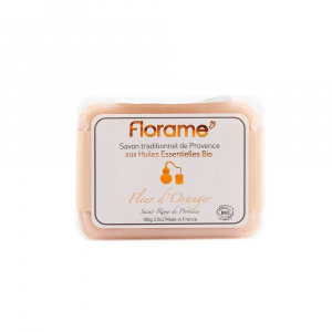 Florame Sapun de Provence cu flori de portocal, bio, 100 g