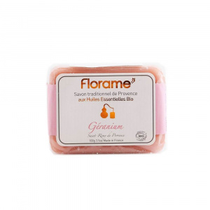 Florame Sapun de Provence cu geranium, bio, 100 g
