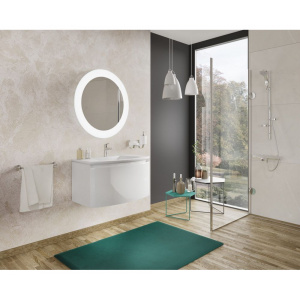 SaviniDue Set Baza + lavoar compozit + oglinda Sole60