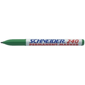 Schneider Permanent marker varf rotund, 1-2mm, 240 - verde S-124004