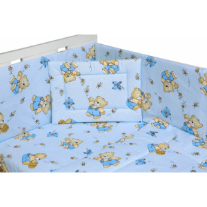 Nichiduta Lenjerie 3 piese Honey Bear Blue