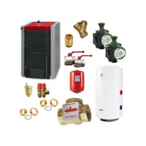 Viadrus Centrala Pe Lemne 40 Kw Cu Boiler Ferroli Power Termo 150 Litri Detalii Produs
