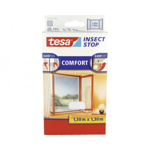 tesa Plasa tantari pentru ferestre Insect Stop Comfort alba 170x130 cm