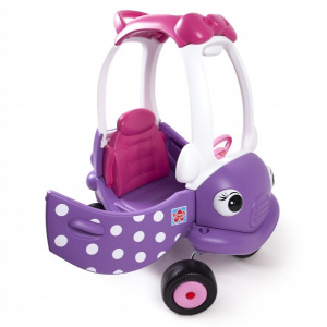 Grow n Up Masinuta din plastic de impins mov cu roz