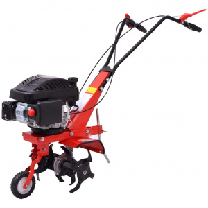 vidaXL Motocultivator 5 CP 2,8 kW, roșu
