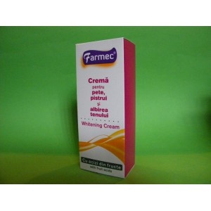 Farmec Crema pentru pete, pistrui si albirea tenului