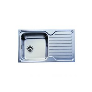 Teka Classic Line 1B1D 86 x 50 , cuva 40 x 40 Inox satinat Reversibila