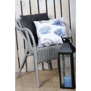 Stof Perna decorativa Marin Buccin albastra