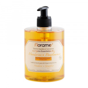 Florame Sapun lichid A l'Ancienne cu mandarina si grapefruit, bio, 500 ml