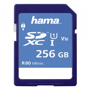 HAMA SDXC 256GB Class 10 UHS-I 80MB/s 123997