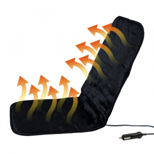 Delight Husa Scaun Auto cu Incalzire 12V, Conectare la Bricheta