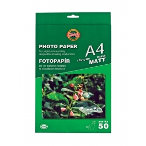 Koh-I-Noor Hartie foto A4 50 coli, mata, 190 g/mp