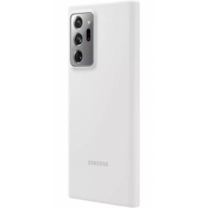 Samsung Silicone Cover White Silver -Galaxy Note 20 Ultra N985