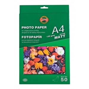 Koh-I-Noor Hartie foto A4 50 coli, mata, 120 g/mp