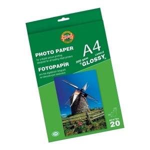 Koh-I-Noor Hartie foto A4 20 coli, lucioasa, 200 g/mp