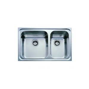 Teka Classic Line 2B 80 x 50 Inox microtexturat Reversibila
