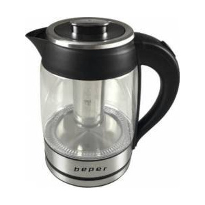 Beper Fierbator 2 in 1 pentru apa si ceai 2200W 1.8L Negru-arginitu