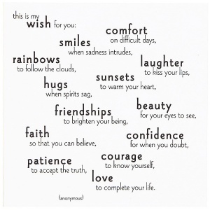 Quotable Cards Felicitare - My wish for you