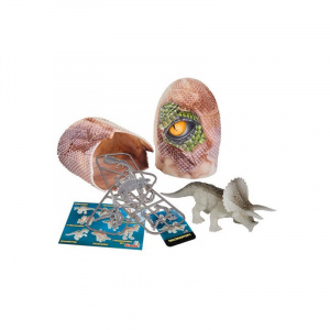 Simba Figurina dinozaur fluorescent in ou, Triceratops, 10 cm