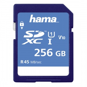 HAMA SDXC 256GB Class 10 UHS-I 45MB/s 114946