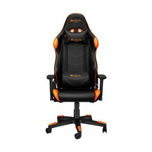 Canyon Scaun Gaming Piele Ecologica Cadru Metal Inclinatie 90-165 grade Negru Portocaliu