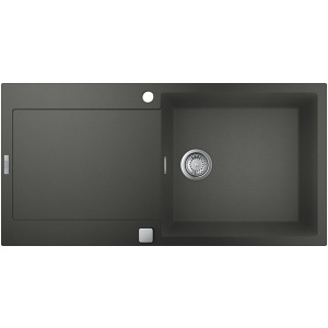 Grohe K500 31645AT0, 1 cuva, picurator reversibil, compozit quartz, antracit