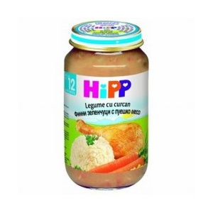 Hipp Meniu Curcan cu legume x 220g