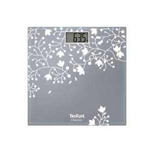 Tefal Cantar de baie Premis Flower PP1140V0 , 160 Kg, argintiu