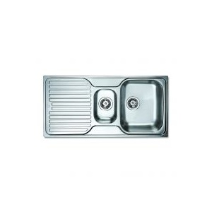 Teka Standard Line Princess 1 1/2B1D 100 x 50 Inox satinat Reversibila