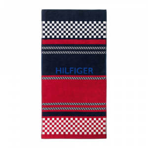 Tommy Hilfiger Prosop De Plaja Racing 90x180cm Albastru Lista De Preturi Cel Mai Mic Pret