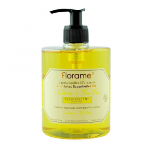Florame Sapun lichid A l'Ancienne, cu citron si tea tree, bio, 500 ml
