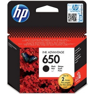 HP #650 black (CZ101AE)