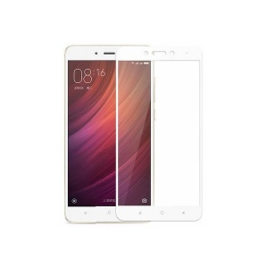 Himo Folie protectie sticla securizata full size pentru Xiaomi Redmi Note 4, alb