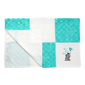 BabyOno Paturica dubla Mozaic Blue