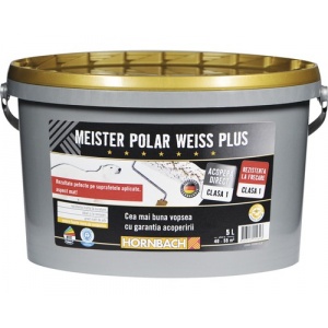 Hornbach Vopsea Lavabila Meister Polar Weiss Plus 5 L Lista De