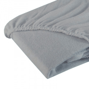Fiki Miki Cearsaf cu elastic din frotir gri 120/60 cm