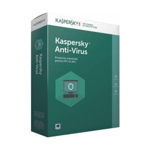 Kaspersky Anti-Virus European Edition 2PC 1An Licenta Noua Electronica kl1171xcbfs