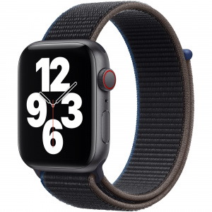 Apple Watch SE 40mm GPS+Cellular Space Gray Aluminum Case with Charcoal Sport Loop