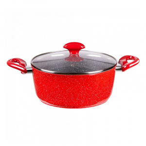 Zephyr Cratita aluminiu forjat, 28 cm, 2 l, capac inclus Z4418E28