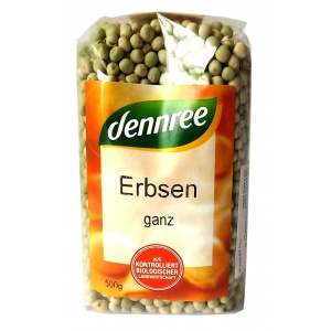 dennree Mazare Verde Intreaga Bio 500g