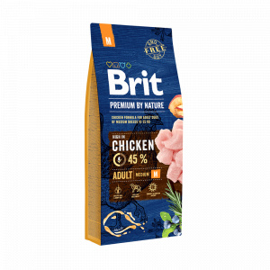 Brit by Nature Adult M 15 kg