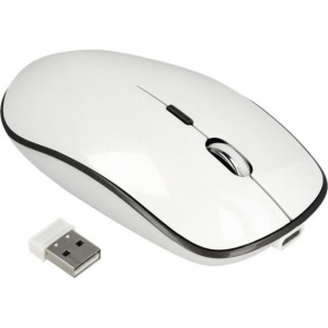 Delock Optical 4-button USB Type-A Desktop Mouse 2.4 GHz wireless – rechargeable 12533