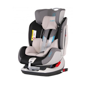 Coletto Vento cu ISOFIX si Top-Tether 0-25 kg Grey
