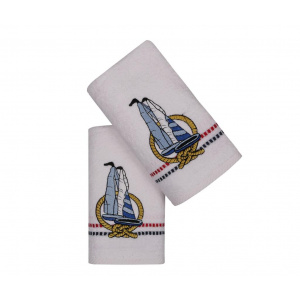 Hobby Set 2 prosoape de baie Marina White 50x90 cm