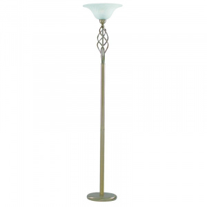 Searchlight Floor Brass Twisted