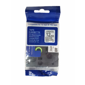 Brother Banda compatibila TZ 231 12mm x 8m negru alb