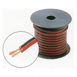 Emtex Cablu alimentare bifilar, Dublu izolat, 2 x 0.5 mm, Rola 100 metri