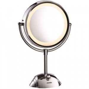 BaByliss Oglinda cosmetica iluminata 8438E, 20.5 cm, Alb