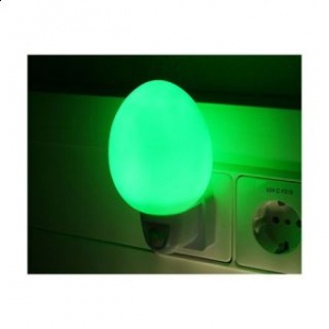 Ansmann Lampa de noapte ovala, culoare verde